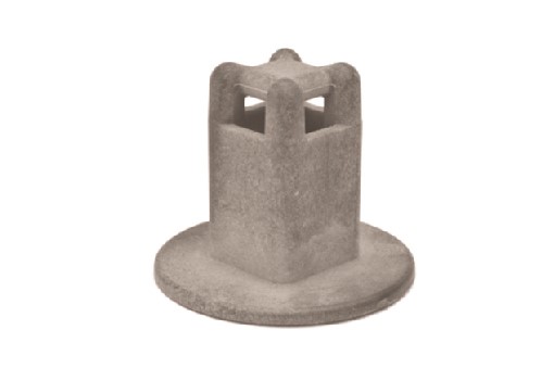 Internally-Fixtured Two-Way Standoff Cable-Tie Mount