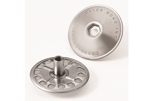 Internal-Thread Insulation Blanket Mount Retainer