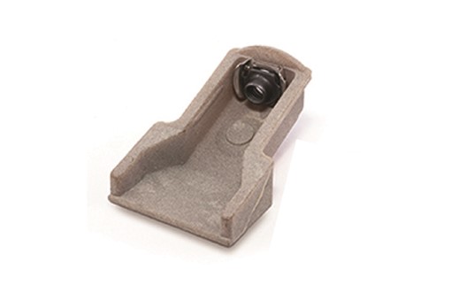 CB4522 - Internally-Fixtured Right-Angle Nutplate
