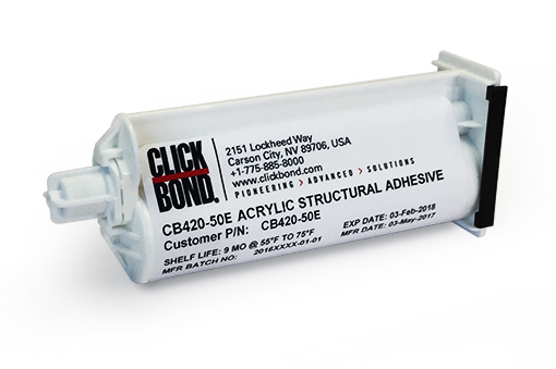 CB420E 35ml Acrylic Adhesive Cartridge (REACH compliant version)