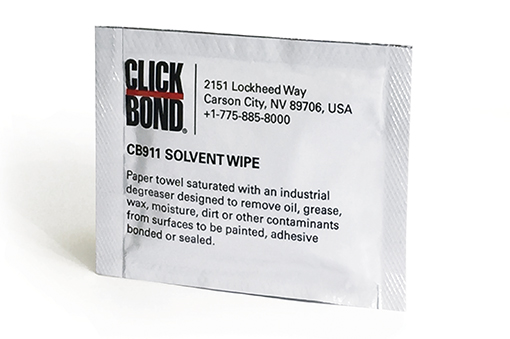 Solvent Wipe