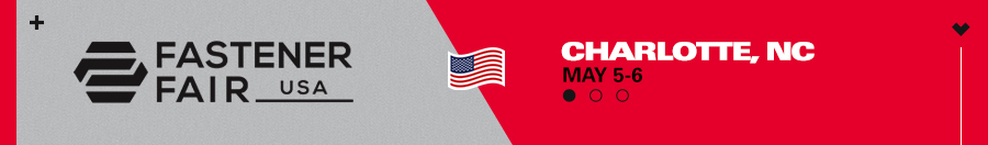 Fastener Fair May 5-6 2026