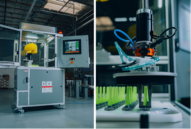 Click Bond automated bonding technology systems on the production floor