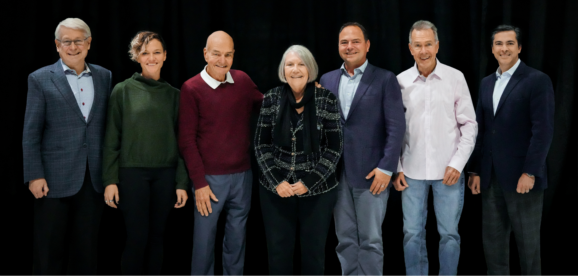 Click Bond Board of Directors: John Langford, Kate Hutter Mason, Charlie Hutter, Collie Hutter, Karl Hutter, Peter Hutter, and Patrick Marotta (left to right)