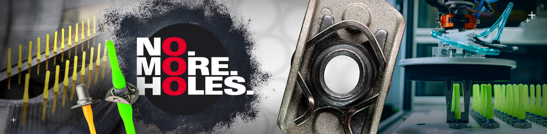 Click Bond's nutplates reduce installation holes from three to one for every fastener.