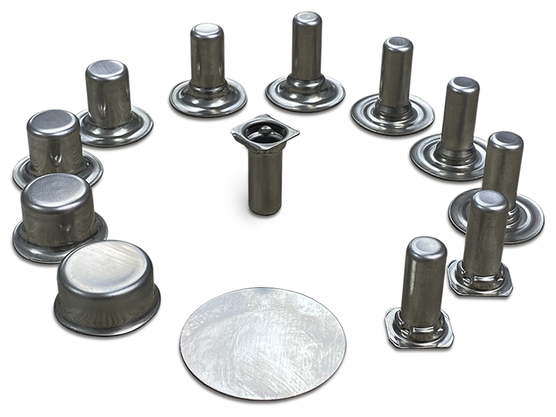 Overview of deep draw metal forming stages from blanking to inspection