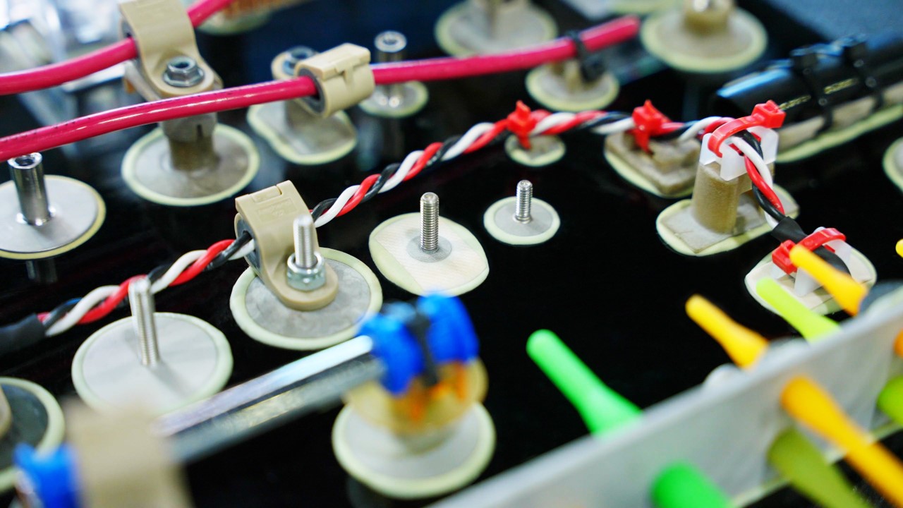 Click Bond adhesive-bonded fasteners installed on aerospace structure