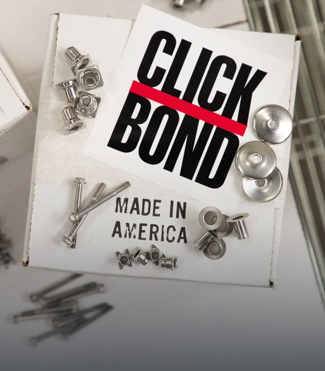 Click Bond makes all of their deep draw and metal forming in the USA