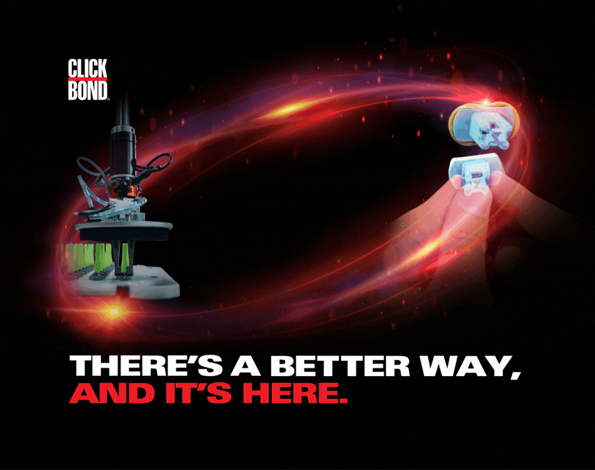 Click Bond Stronger Together complete aerospace assembly system